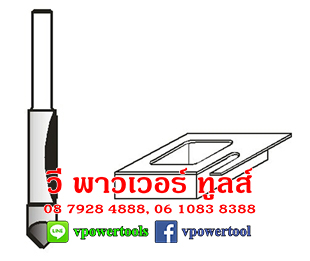 Makita D-49317 ดอกเร้าเตอร์ ดอกเจาะ 1/4" ก้าน 1/4"