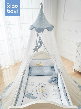 TP21119 มุ้งกระโจมคลุมเตียงเด็กทรงกรวย แบบสแตนด์ขาตั้ง