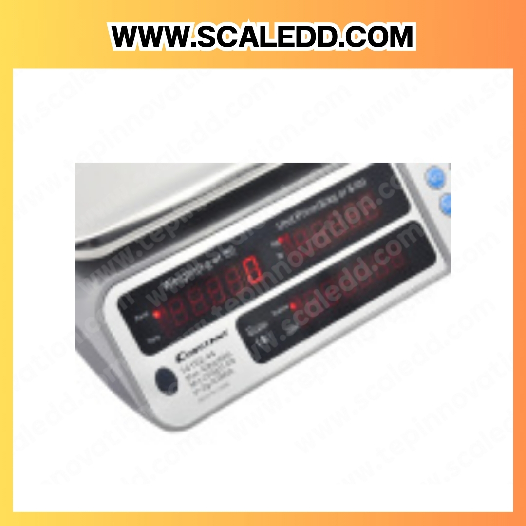 เครื่องชั่งดิจิตอลแบบตั้งโต๊ะ พิกัดน้ำหนัก 40kg. ค่าละเอียน 2g. รุ่น 14192-44CAP (เครื่องชั่งผ่านตรวจรับรองจากสำนักชั่งตวงวัด)