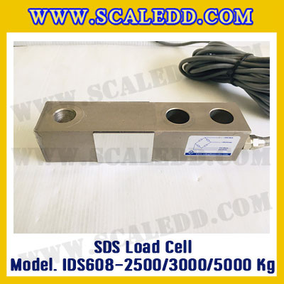 โหลดเซลล์ Shear beam floor scale IDS608 ขนาดใหญ่ พร้อมขา สำหรับรองรับน้ำหนักเครื่องชั่ง พิกัด 2500 , 3000 , 5000 Kg โหลดเซลล์ ยี่ห้อ SDS รุ่น IDS608
