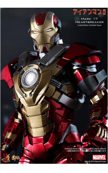 HOTTOYS - Iron Man 3 - Iron Man Mark 17 (Heartbreaker)