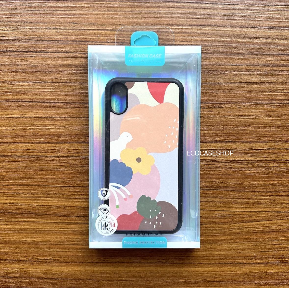 กล่องใส่เคสแบบใสหลังขาว #03(พร้อมถาดและกระดาษเงา)