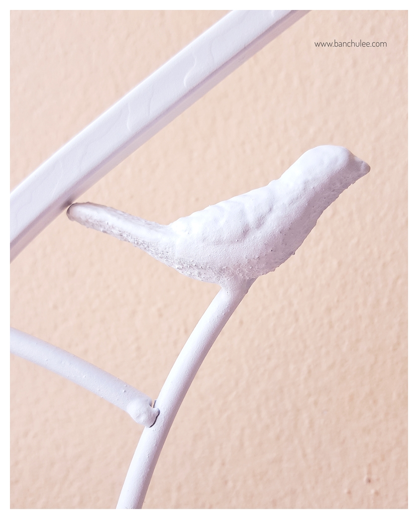 Shabby Chic Metal Shelf ชั้นวางของ โลหะ สีขาว