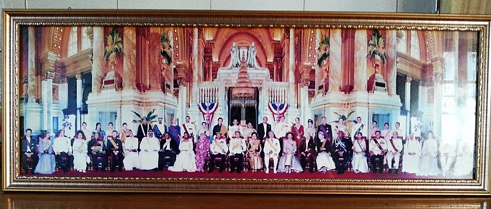 ภาพถ่าย รัชกาลที่ 9 ร่วมกับพระราชอาคันตุกะ
