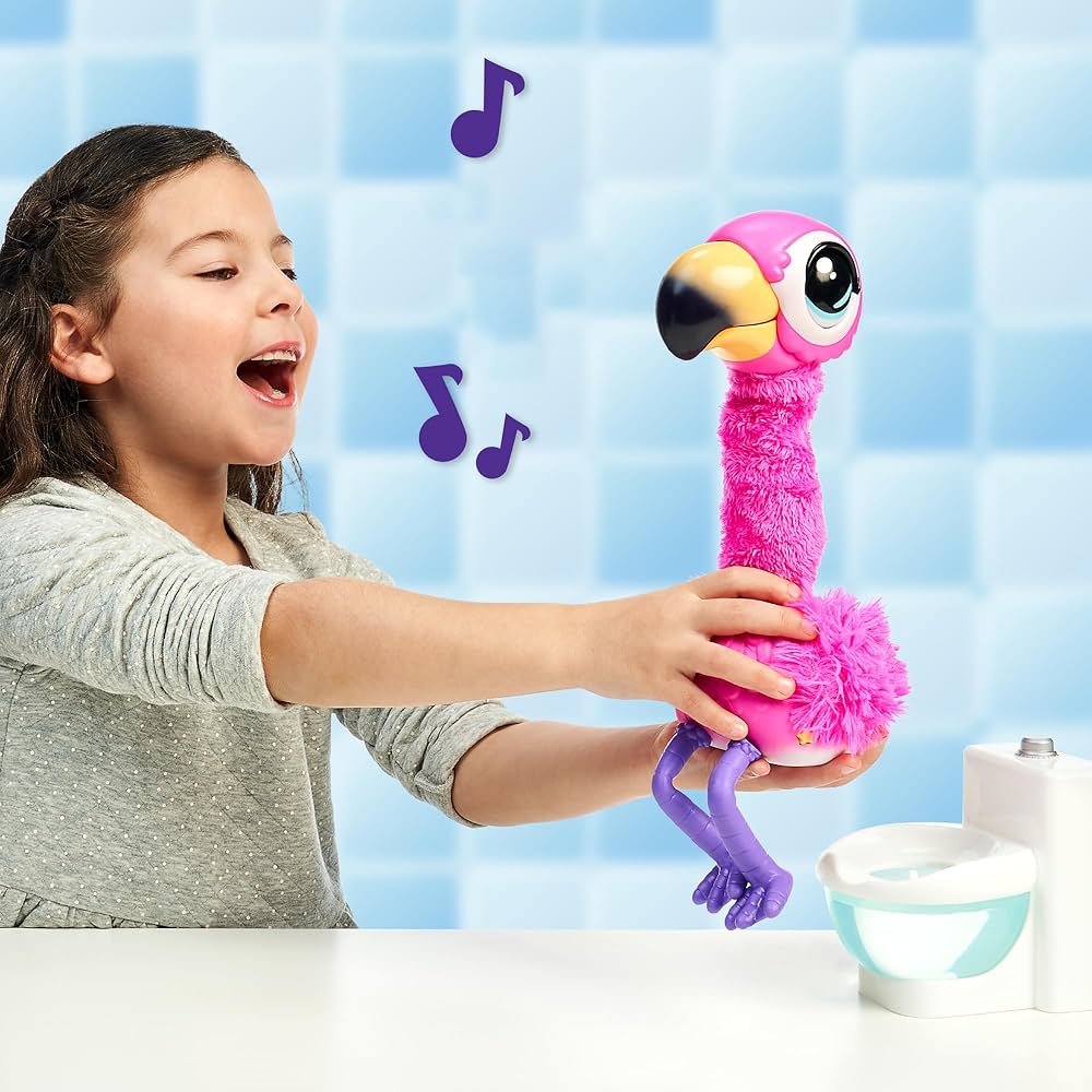 นกฟลามิงโกฝึกขับถ่ายขนาดพิเศษ Little Live Pets Gotta Go S2 Flamingo Value Pack