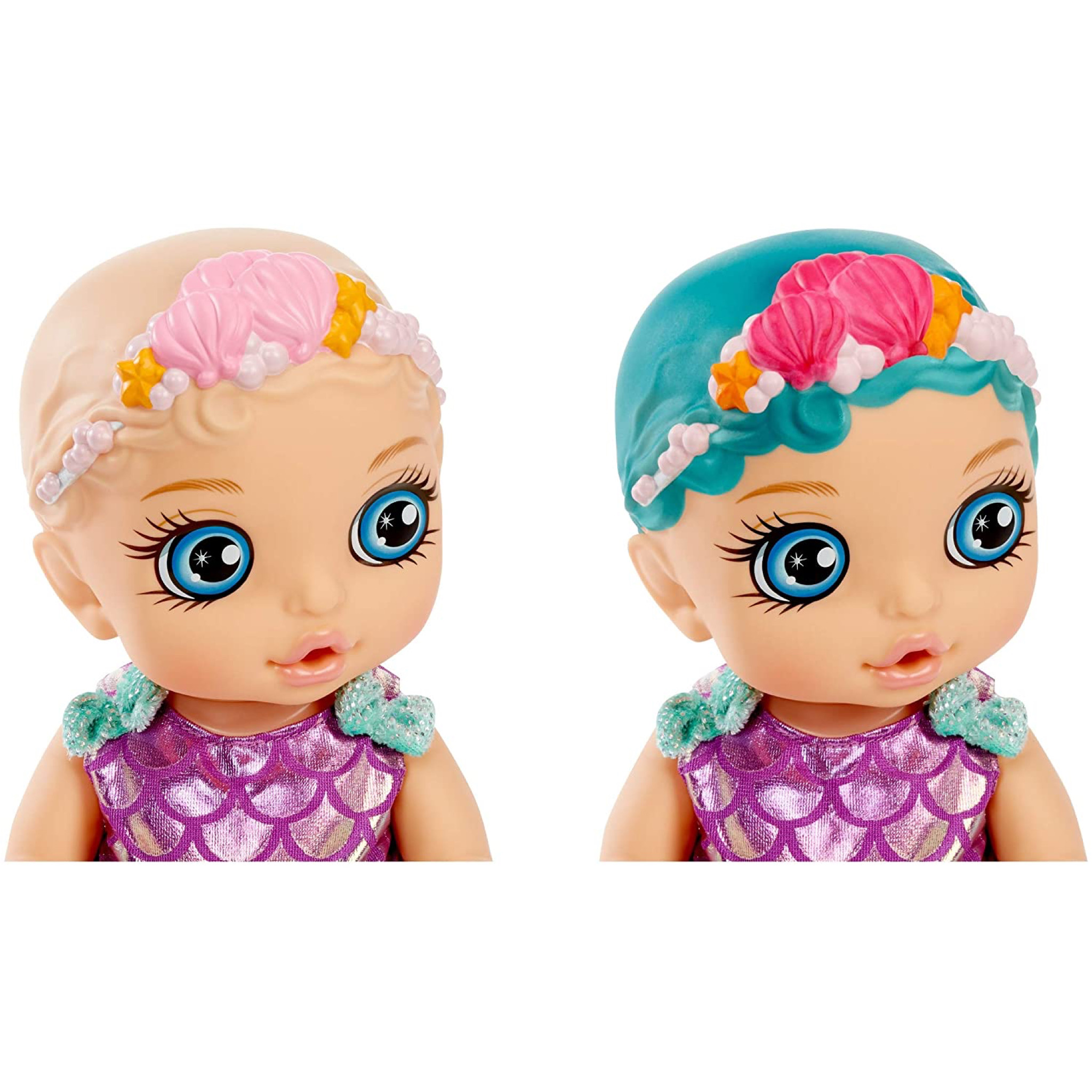 ตุ๊กตา Baby Born Surprise Mermaid Surprise – Teal Towel with 20+ Surprises, Multicolored