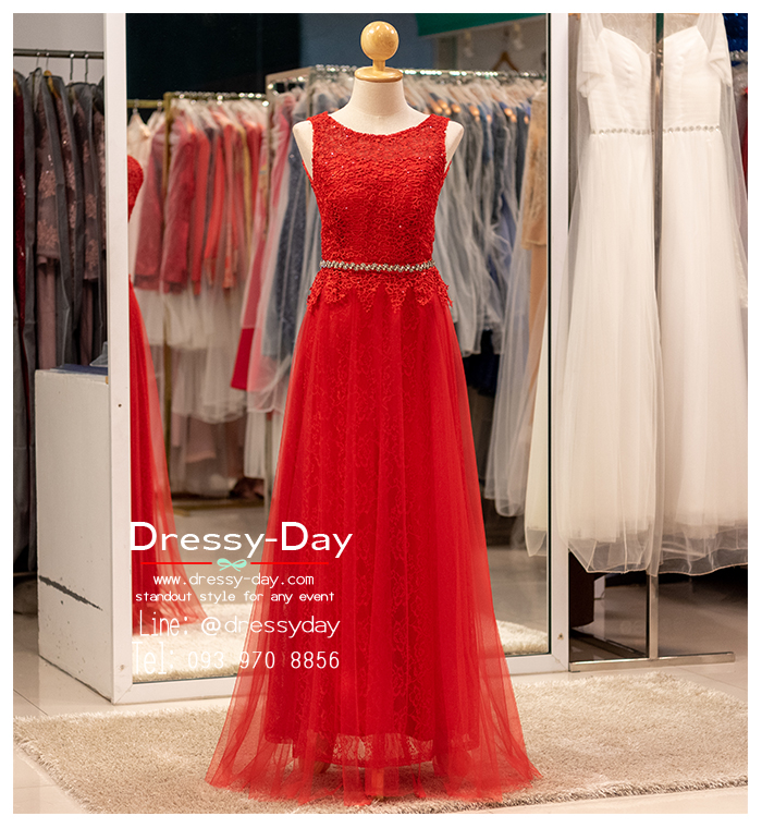 รหัส ชุดราตรียาว : KK002 ชุดไปงานแต่ง งานแต่งกลางคืน กลางวัน เช้า สวยเรียบหรูดูแพงสไตล์มินิมอล