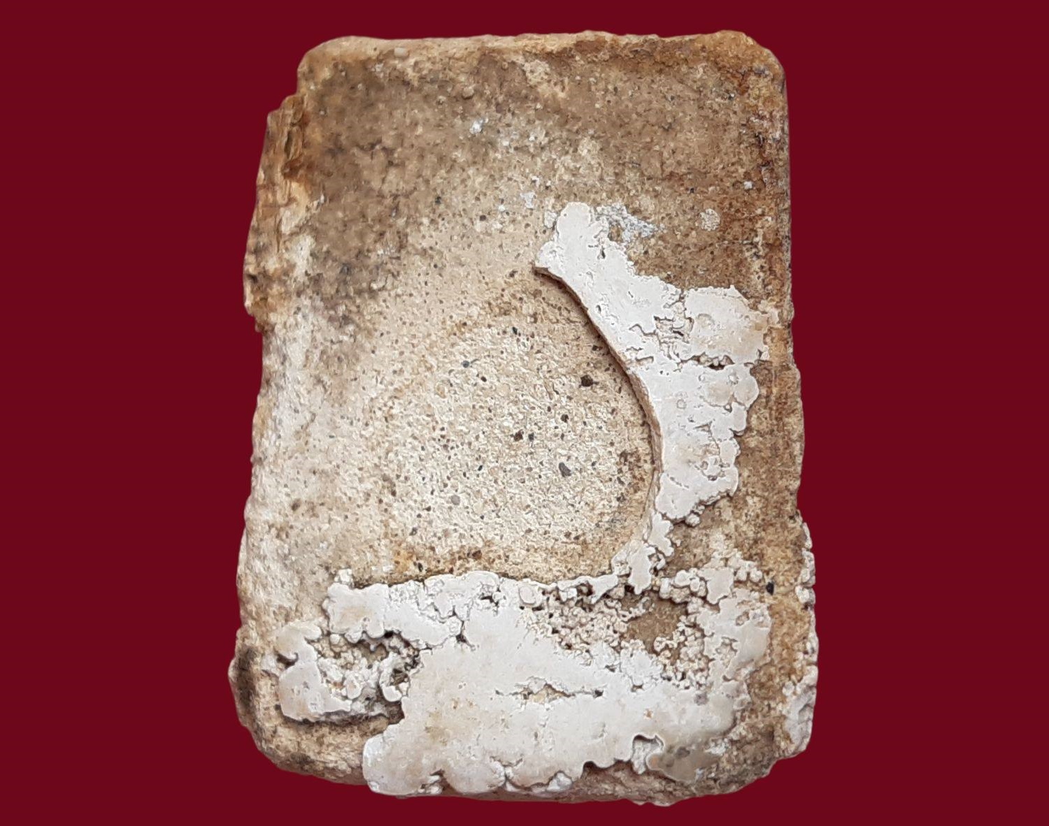 พระสมเด็จกรุวัดเฉลิมพระเกียรติ พิมพ์ฐาน 3 ชั้น ยันต์ห้า สภาพพระใช้เนื้อฟู