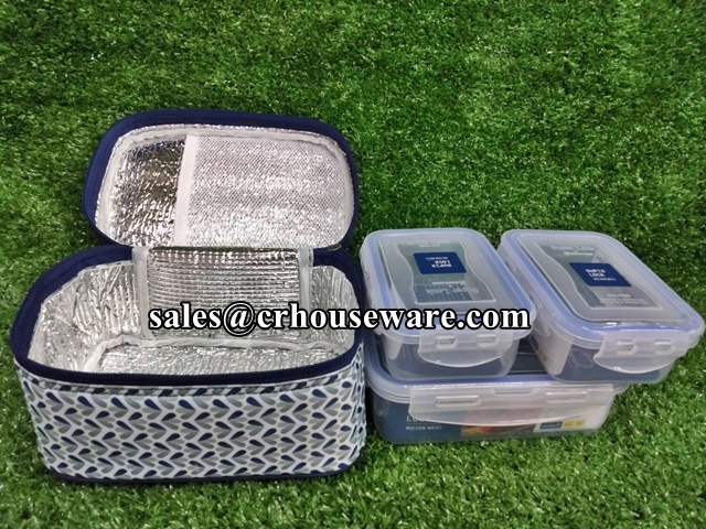 ชุดกระเป๋าเหลี่ยม+กล่องอาหารซุปเปอร์ล็อก รหัส J-SET2.AAA+SET.CCC