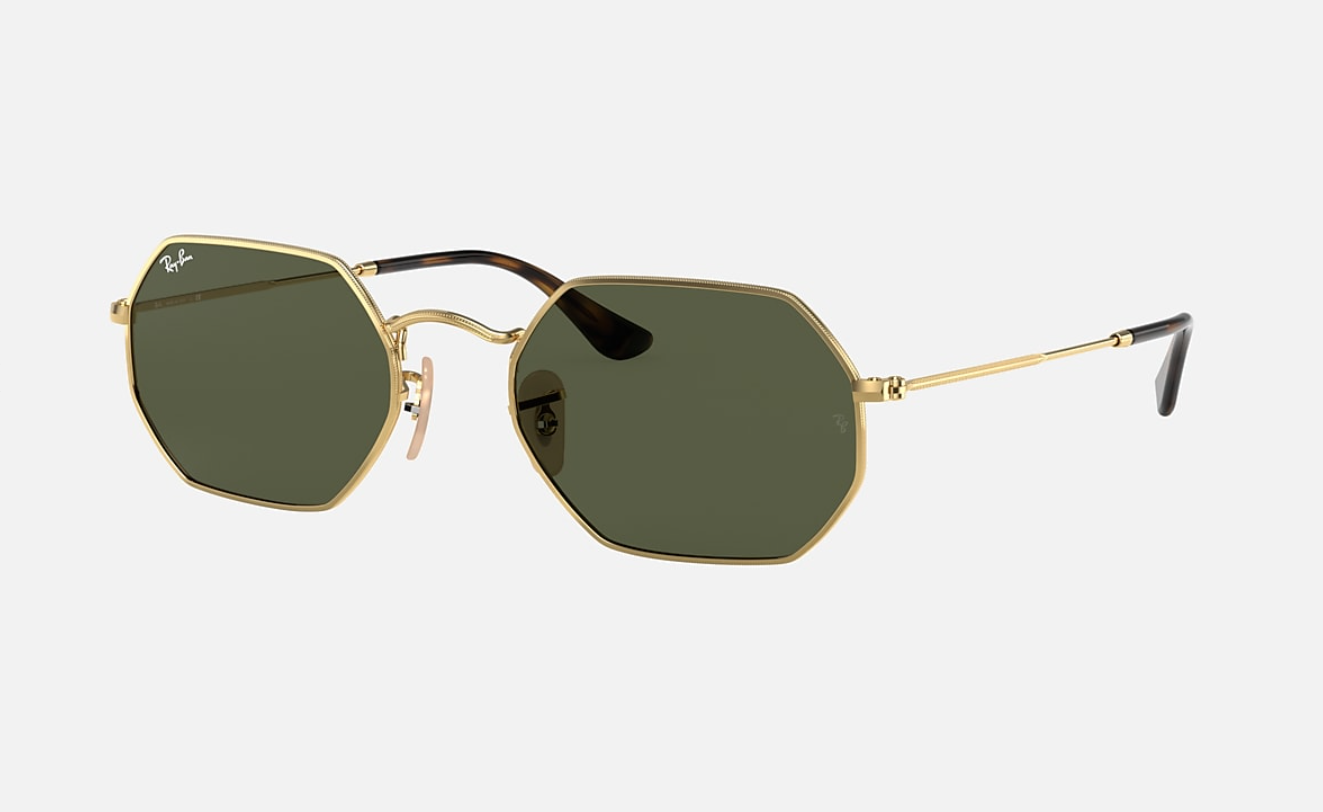 RayBan RB3556N 001 OCTAGONAL FLAT LENSES