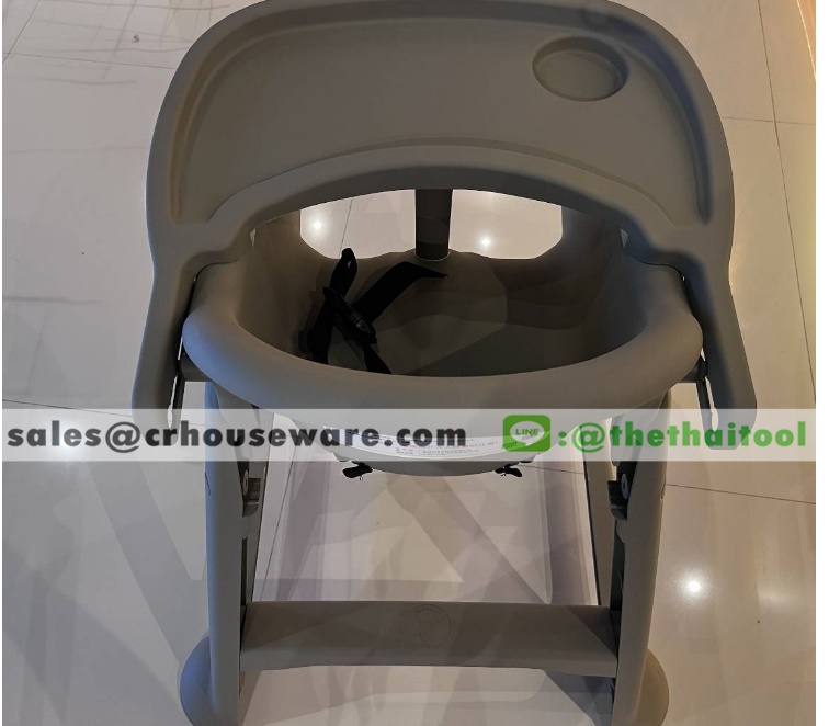 เก้าอี้พลาสติก สำหรับเด็กนั่งทานอาหาร รหัส 017-HK12601B