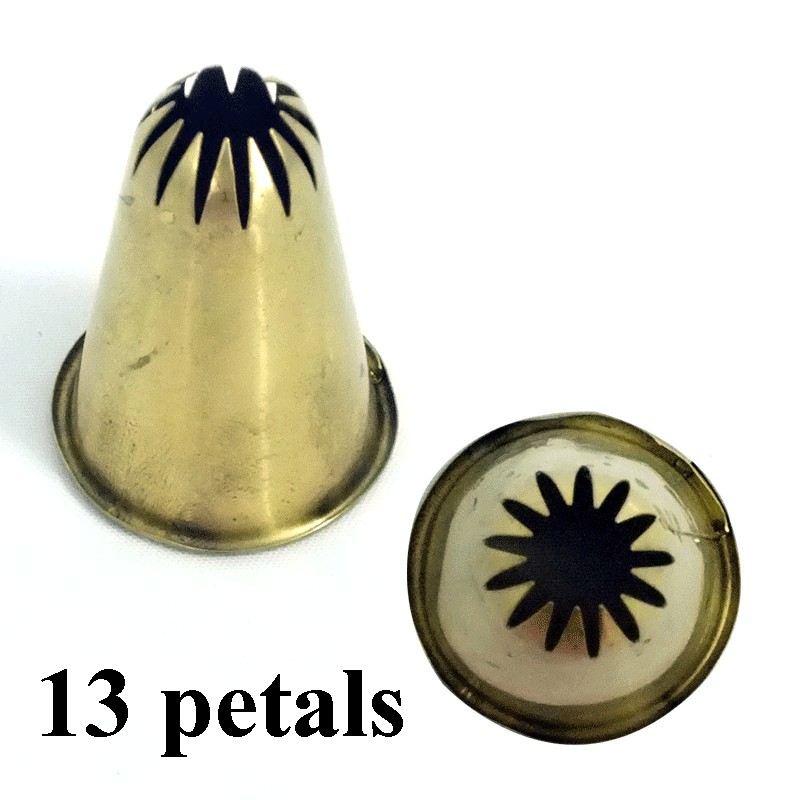 หัวบีบคุ้กกี้ทองเหลือง ใหญ่ ( หัวบีบเค้ก )