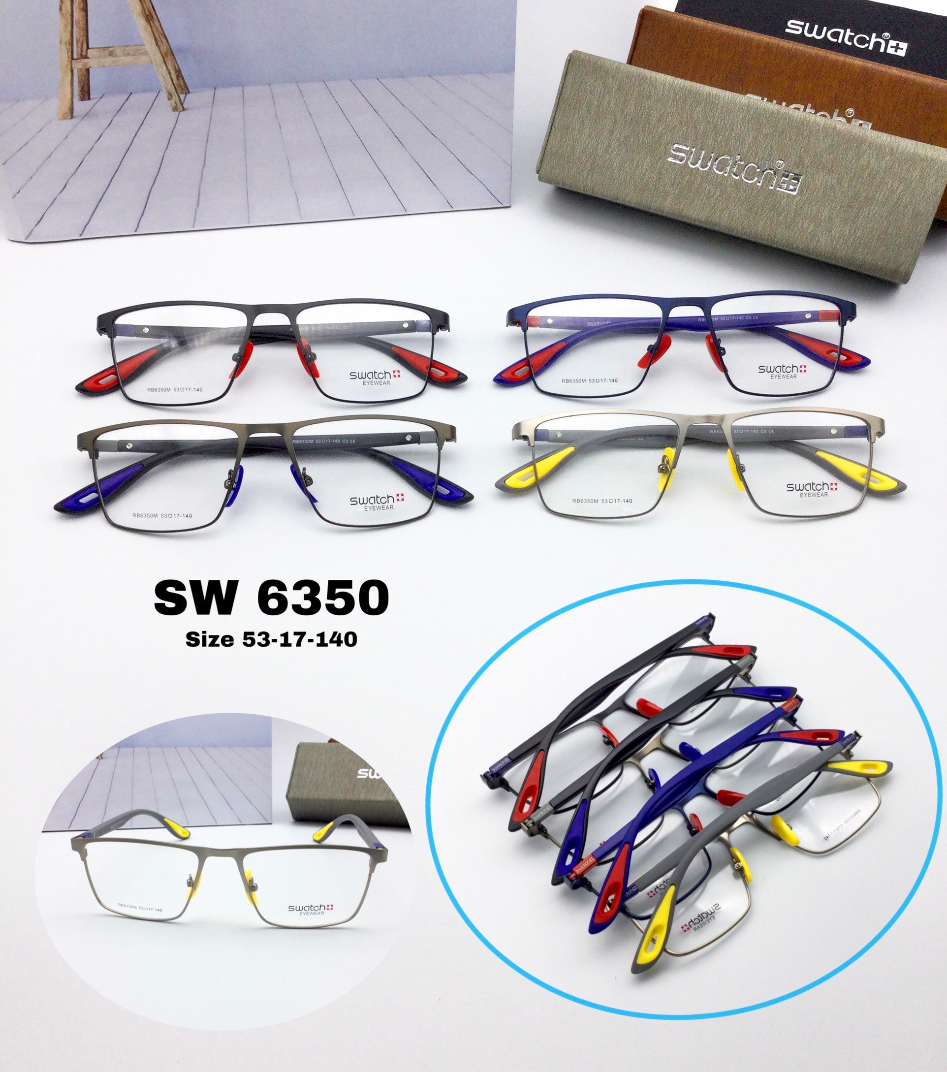 กรอบแว่นตา SWATCH-6350