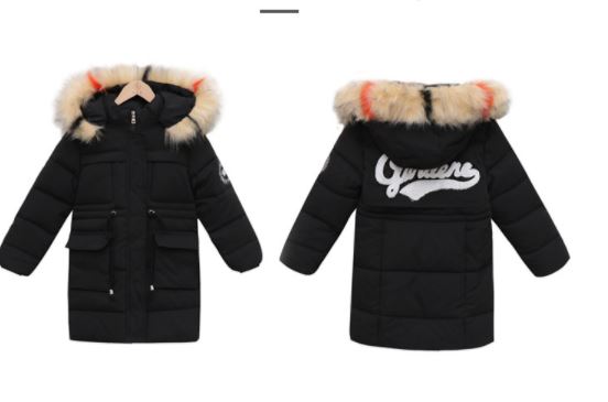 เสื้อกันหนาว บุนวมสีแดง มีฮูด