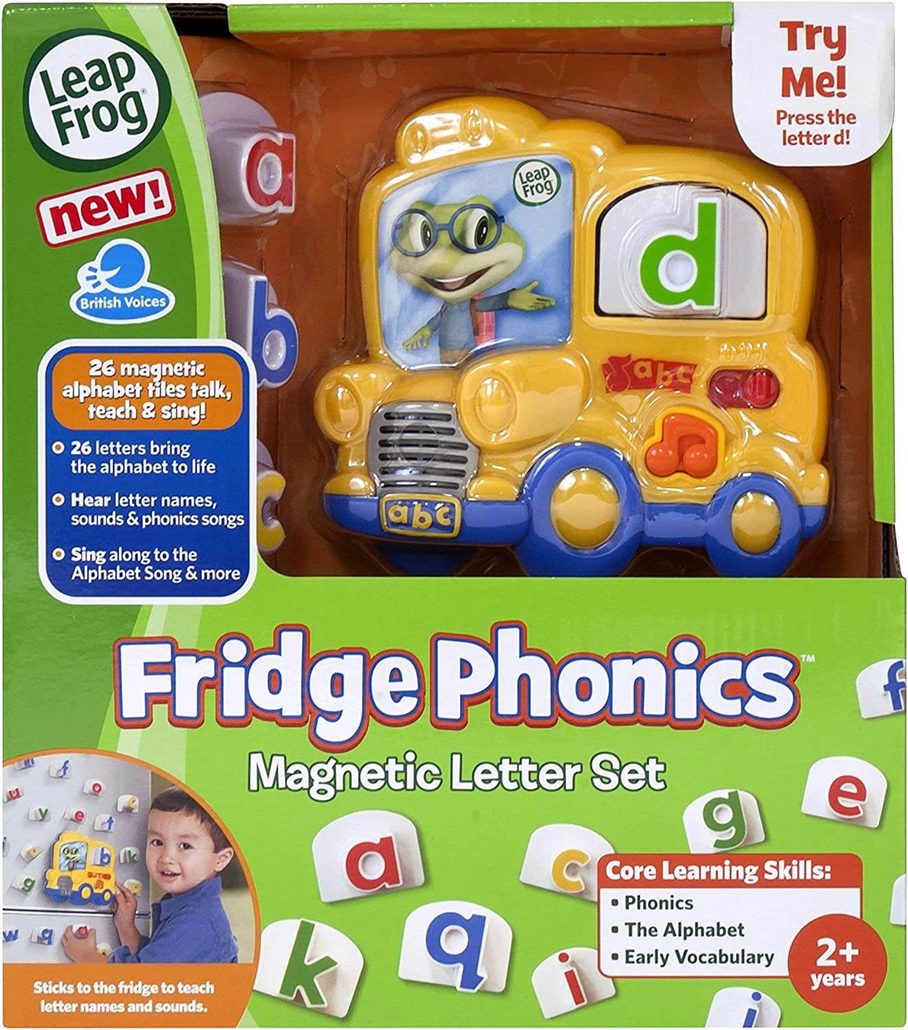 Leapfrog School Bus Fridge Phonics Letter Set Toy