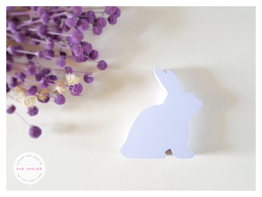 Wooden Bunny With Pen Holder - Little Cutie