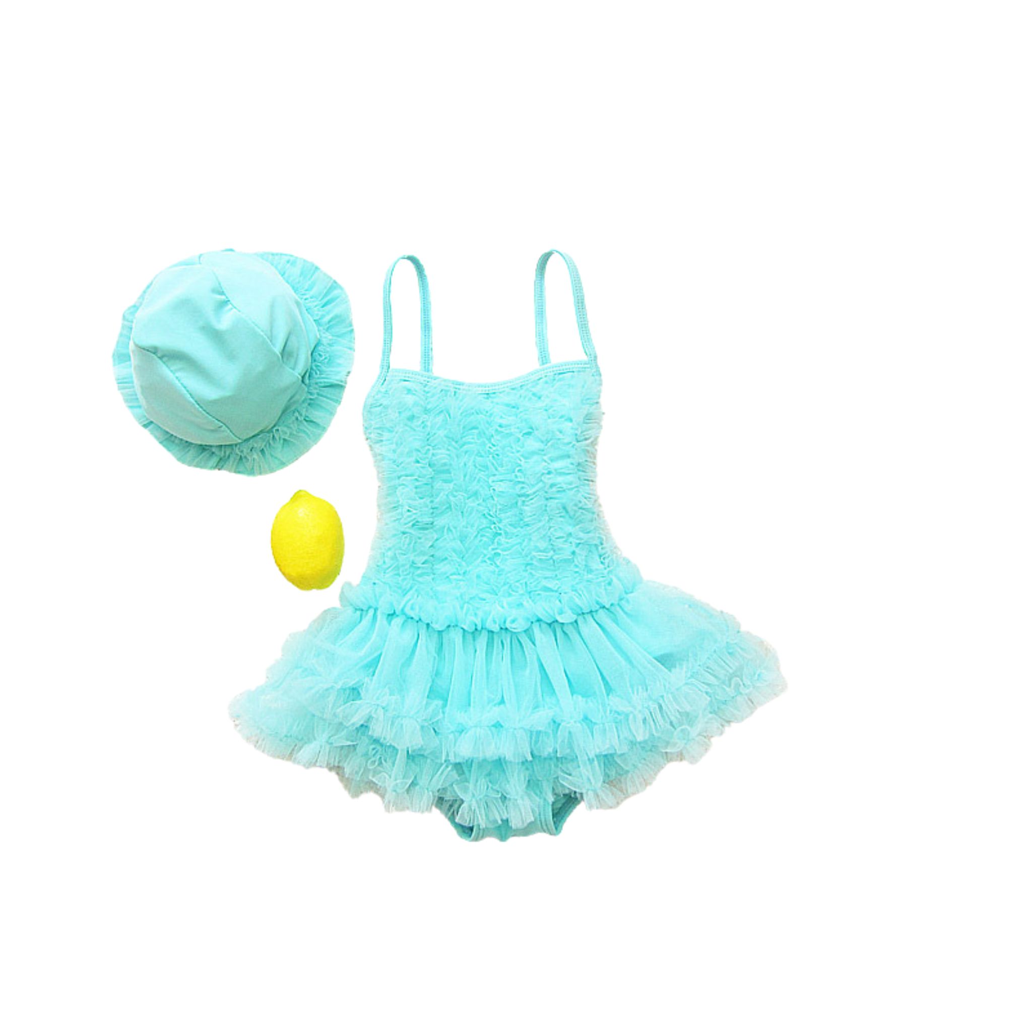 สินค้าพร้อมส่ง ชุดว่ายน้ำ เด็กหญิง เซ็ต 3 ชิ้น สไตล์ลายดอก