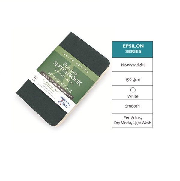 สมุด Stillman&Birn Sketchbook Softcover 150g 46แผ่น