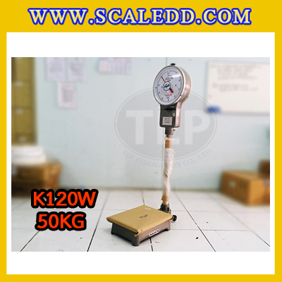 เครื่องชั่งแบบเข็ม50กิโลกรัม ตาชั่งเข็ม50กิโล เครื่องชั่งหน้าปัด 2 หน้า เครื่องชั่งแบบมีล้อ เครื่องชั่งสปริง50kg ละเอียด100g ยี่ห้อ NAGATA รุ่น K-type (เครื่องชั่งผ่านตรวจรับรองจากสำนักชั่งตวงวัด)