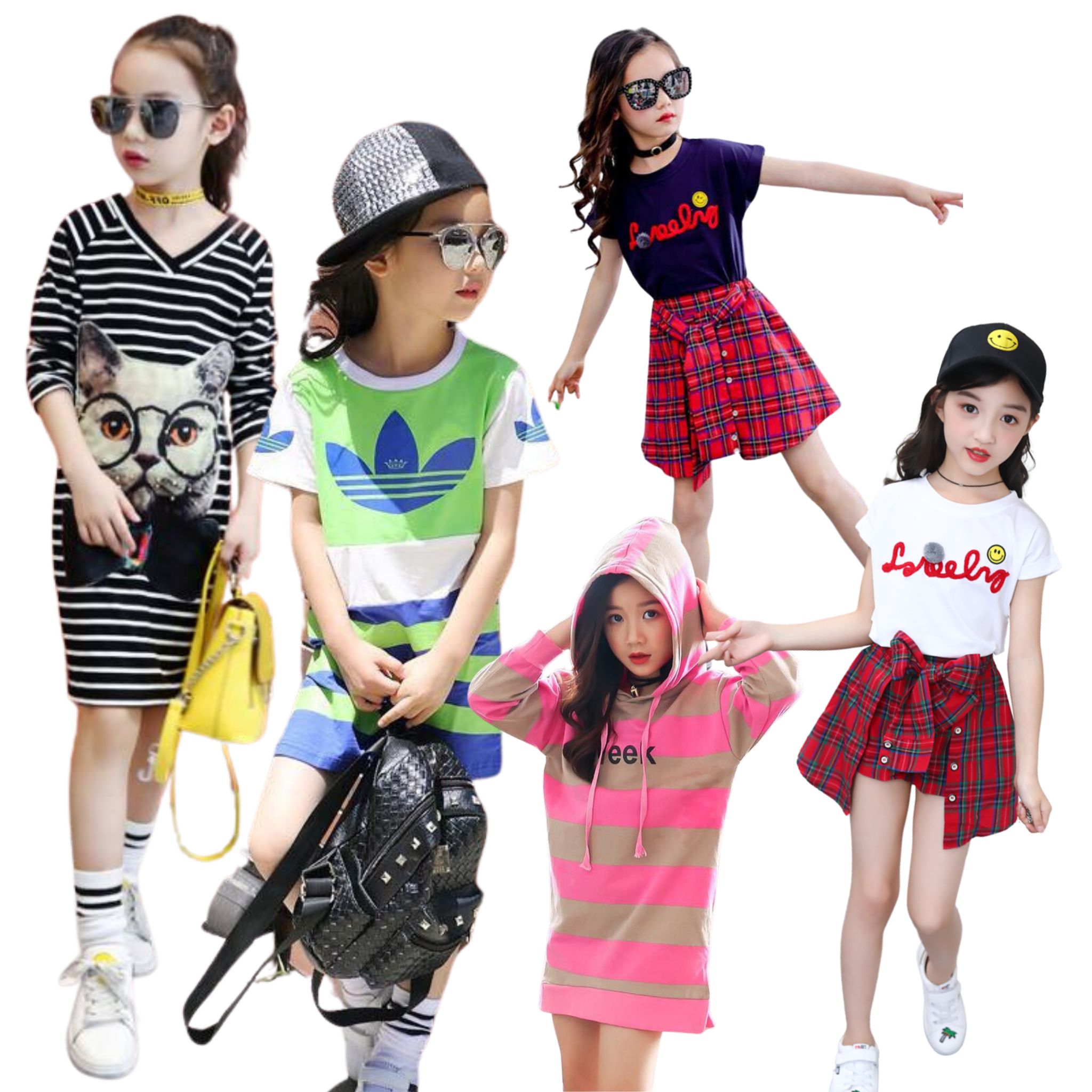 พร้อมส่ง เดรสเด็กหญิง ลายยอดฮิต แฟชั่นเด็กผู้หญิง