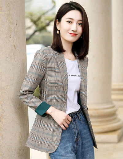 สินค้าพรีออเดอร์ เสื้อสูทแฟชั่นสวยสไตล์เกาหลี มี3สี PO-SUIT-035