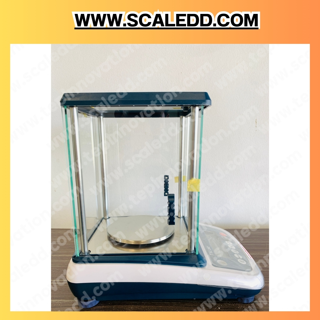 เครื่องชั่งดิจิตอลวัดค่าละเอียดสูง ชั่งน้ำหนักได้สูงสุด 3000g ความละเอียด 0.01g ขนาดจานชั่งสแตนเลส เส้นผ่าศูนย์กลาง 120มม. ยี่ห้อ Tscale รุ่น EHB-3000