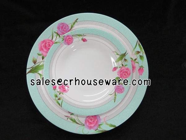 จานทรงตื้น 6.5 นิ้ว 017-P801-6.5