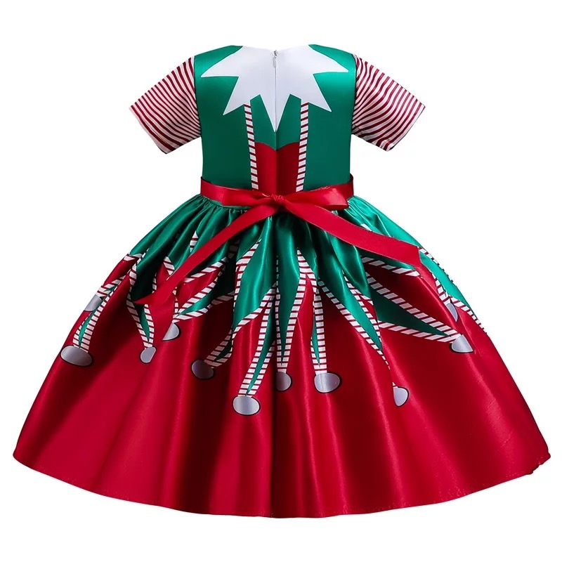 พร้อมส่ง ชุดเดรส คริสต์มาส รุ่นใหม่ สไตล์สีเขียว