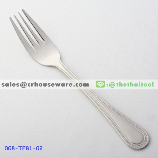 ส้อมโต๊ะสแตนเลส 81 ลายอันดามัน TABLE FORK 008-TF81-02