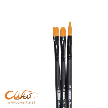 ชุดพู่กันสีอะคริลิคCampus Raphael 3ด้าม size"L"