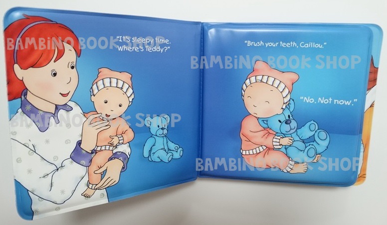 หนังสืออาบน้ำเบบี้คายู / Baby Caillou: Sleepy Time: Bath Book