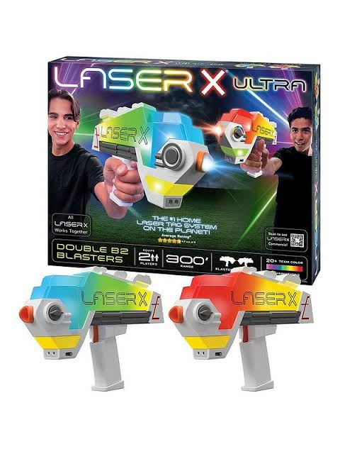 ปืนเลเซอร์ของเล่น Ultra Micro Double B2 Blasters
