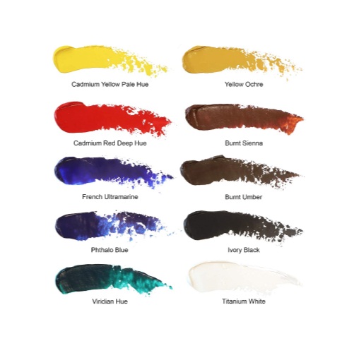 ชุดสีน้ำมัน Winsor Winton 21ml 10สี