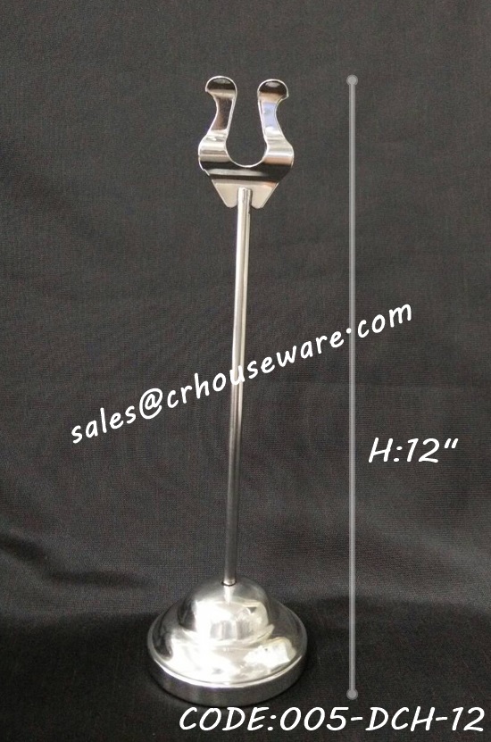 ป้ายเสียบการ์ด 12" 005-DCH-12,Card stands,đứng thẻ,kinatatayuan card,ឈរកាត,ที่เสียบกระดาษ,ที่เสียบเมนู,看台上网卡,