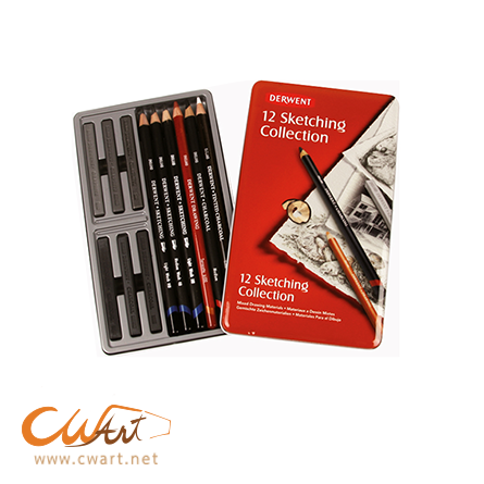 ชุดดินสอสเก็ต Derwent Sketching Collecting 12 ชิ้น