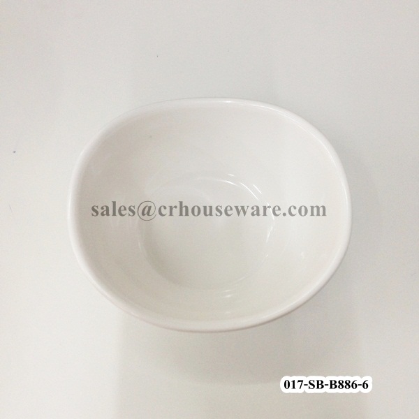 ชามกลมทรงคลื่นสไตล์เกาหลี 6" 017-SB-B886-6