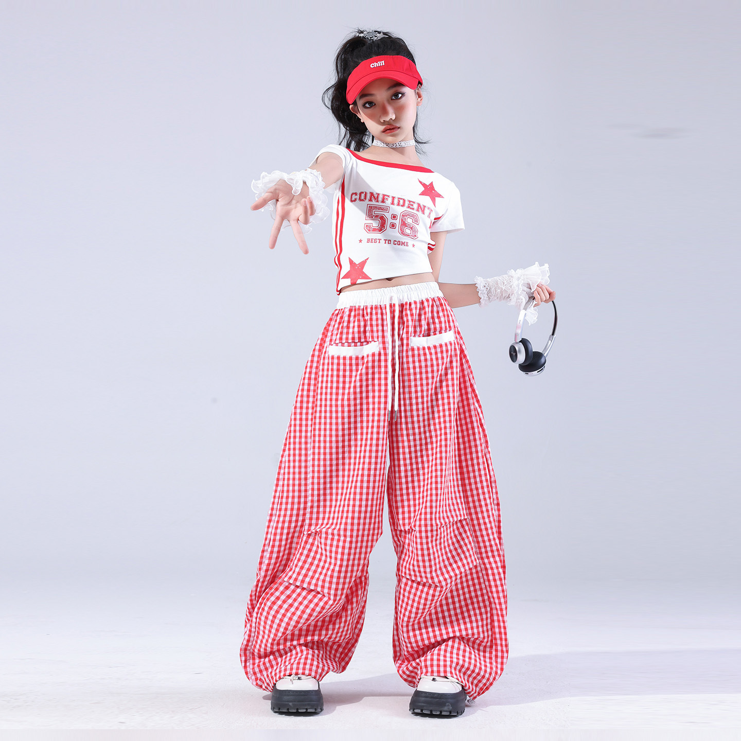 friendly4kidชุดเต้น เซ็ตเสื้อแขนสั้น+กางเกงขายาว**เปิดจอง