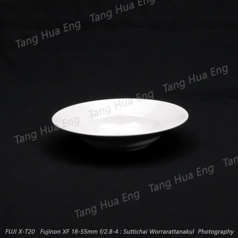 1 โหล จานลึกซุปเปอร์แวร์ 6นิ้ว P180-6 ( สีครีมขาว )/สีฟ้า