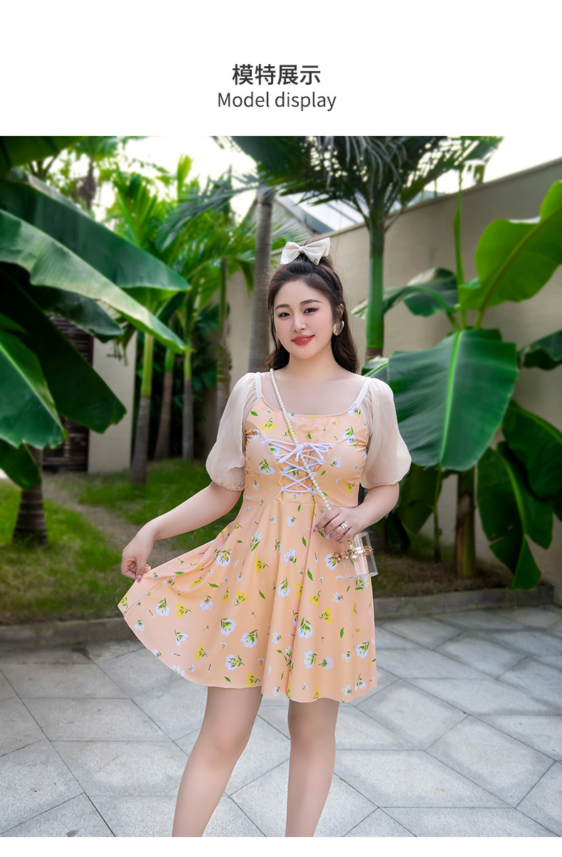 ชุดว่ายน้ำคนอ้วน6xl เซต 2 ชิ้น ชุดรอบอก 40-46 รอบเอว32-42 สะโพก 42-50 นิ้วค่ะ ชุดยาว 35 ผ้าดีงานสวย คุ้มราคามากๆค่ะ
