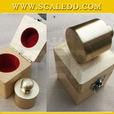 ตุ้มน้ำหนักทองเหลืองมาตรฐาน500g สำหรับสอบเทียบเครื่องชั่งน้ำหนักดิจิตอลทุกชนิด สอบเทียบน้ำหนักชั่งไม่เกิน500g