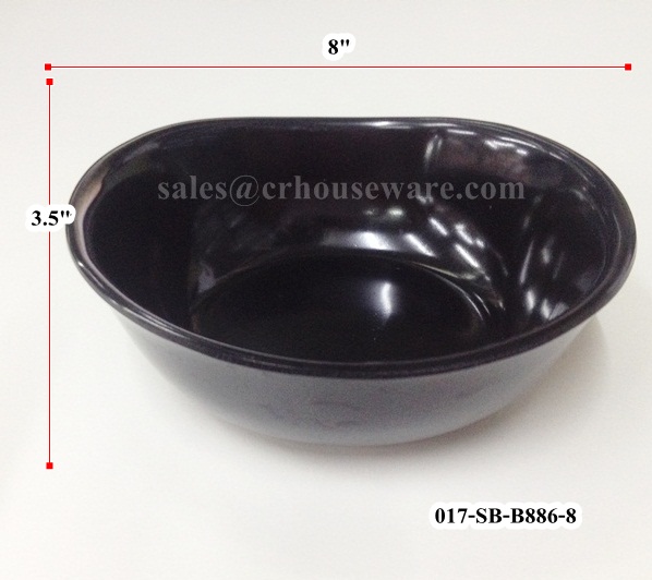 ชามก๋วยเตี๋ยวทรงลอนคลื่น 8" 017-SB-B886-8