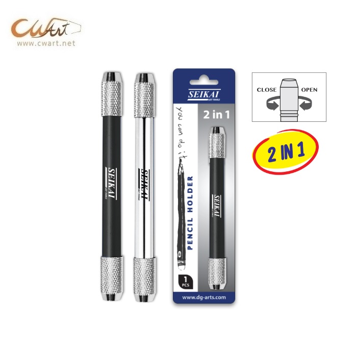 Seikai Metal Pencil Extender 2 in 1