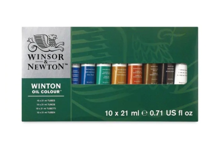ชุดสีน้ำมัน Winsor Winton 21ml 10สี