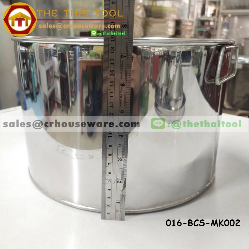 หม้อทำข้าวเกรียบปากหม้อ 3 ช่องใช้กับเตาแม่เหล็กไฟฟ้าได้ 30 ซม.