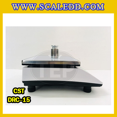 เครื่องชั่งนับจำนวน15kg ตาชั่งนับชิ้นงาน 15kg พิกัดน้ำหนัก 15kg ความละเอียด 0.5g ยี่ห้อ CST รุ่น DRC