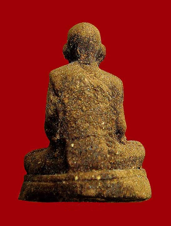 รูปเหมือนเนื้อว่าน ออกโดย วัดแก่งตอย หลวงปู่คำพันธ์ ใต้ฐานอุดเกล้านางนี (ผมแม่ธรณี)