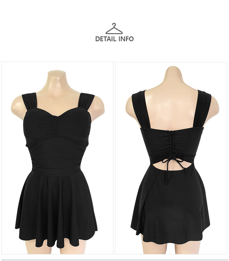 ชุดว่ายน้ำคนอ้วน4xl เซต 2 ชิ้น สีดำ รอบอก 38-43 กางเกงรอบเอว 36-40 สะโพก 40-48 ชุดยาว 32 นิ้วค่ะ ผ้าดีงานสวย คุ้มมากค่ะ