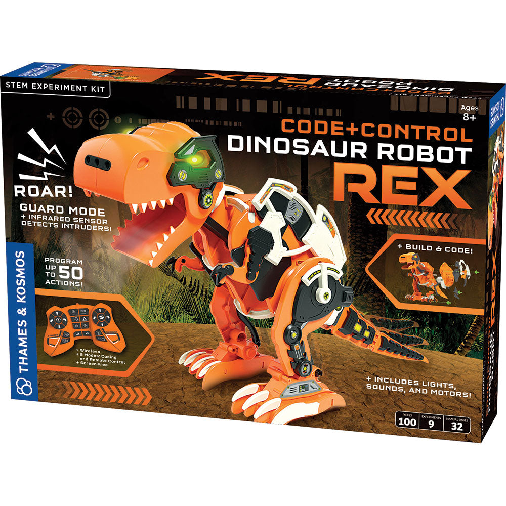Thames & Kosmos Code+Control Dinosaur Robot REX