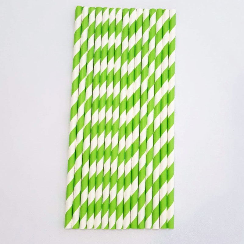 หลอดกระดาษคละลาย ขนาด 5 มิล ยาว 19.5 ซม. ( 500 ชิ้น )