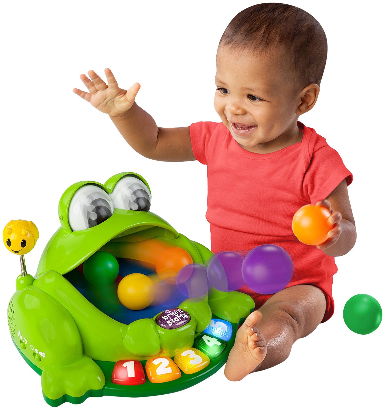 กบเป่าบอล Bright Starts Pop and Giggle Pond Pal